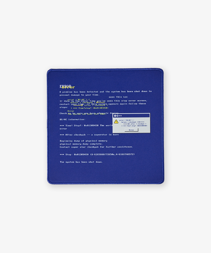 [ERROR] LEE CHANHYUK MOUSE PAD