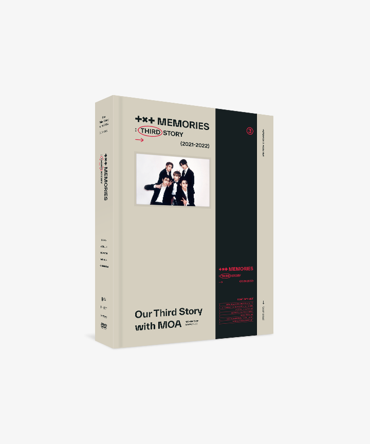 TOMORROW X TOGETHER MEMORIES : THIRD STORY DVD