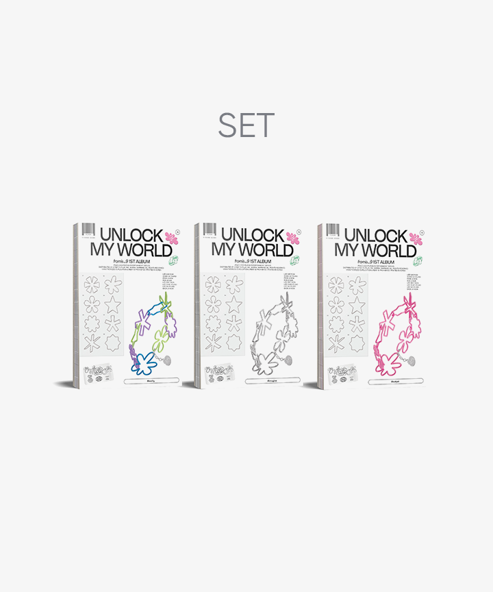 fromis_9 1st Album ‘Unlock My World’ (Set)