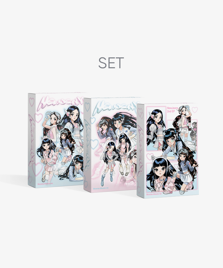 NewJeans 2nd EP 'Get Up' Weverse Albums ver. (Set)