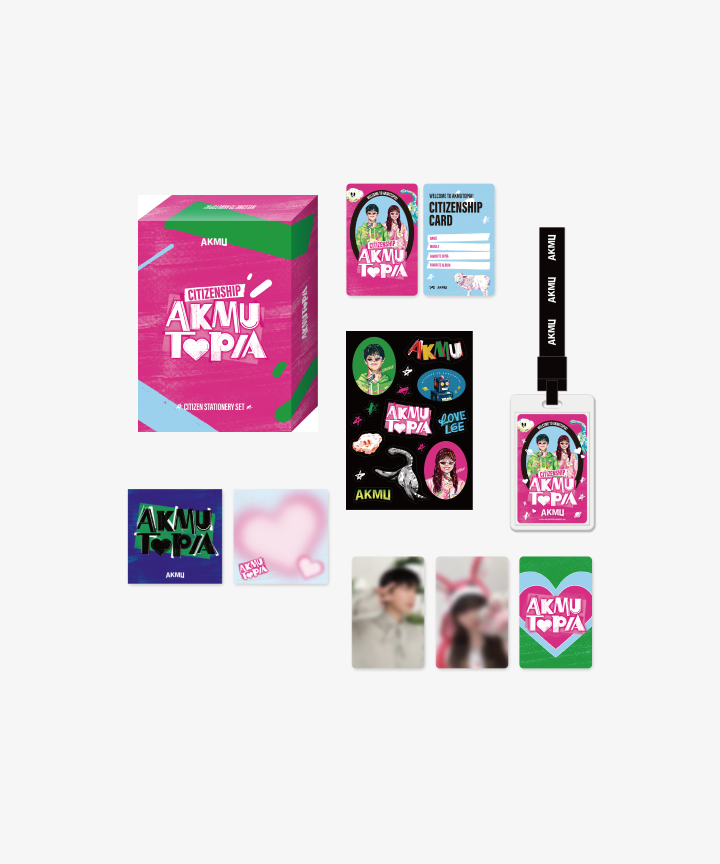 [AKMUTOPIA] AKMU STATIONERY SET
