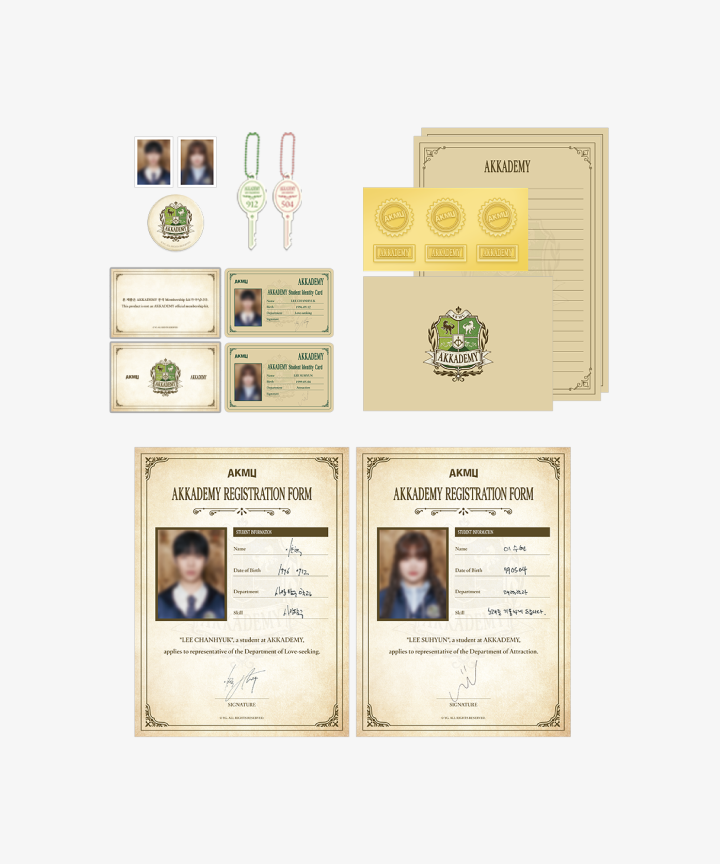 [10VE] AKMU AKKADEMY STATIONERY SET