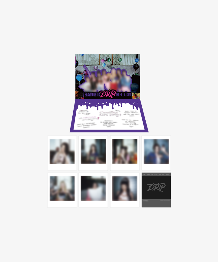 [DRIP] BABYMONSTER POP-UP CARD SET