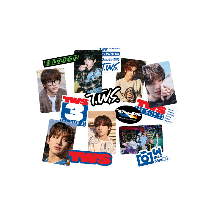 Photo Card Sticker Set