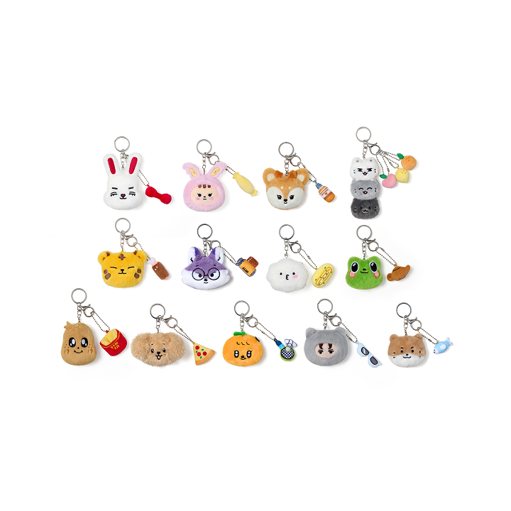 Face Plush Keyring