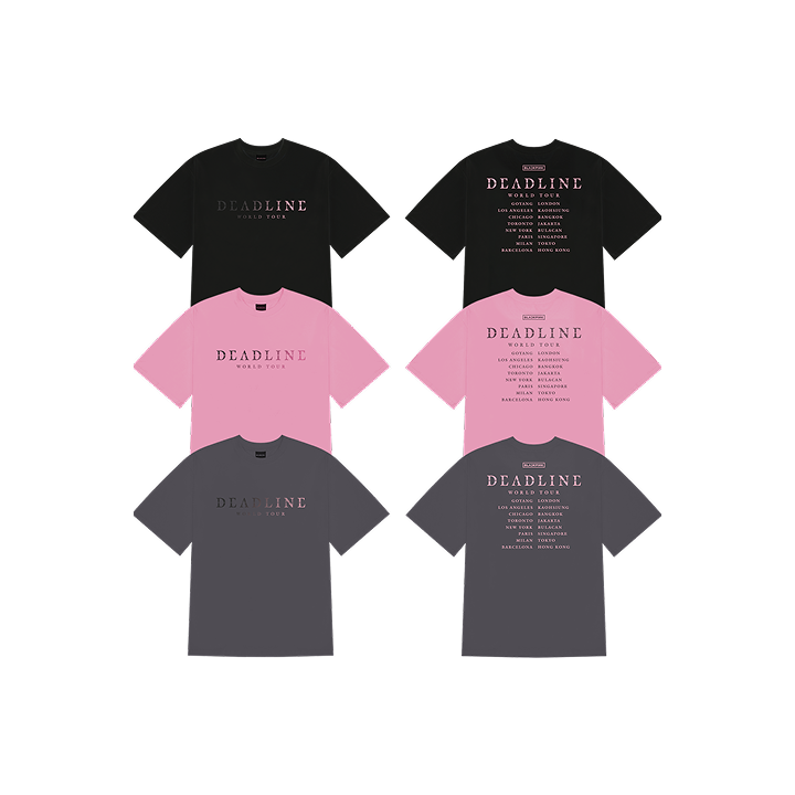 [DEADLINETOUR] BLACKPINK HEAT REACTIVE T-SHIRT