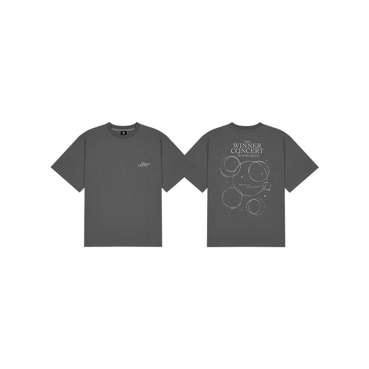 [INOURCIRCLE] WINNER PLANET T-SHIRT_CHARCOAL
