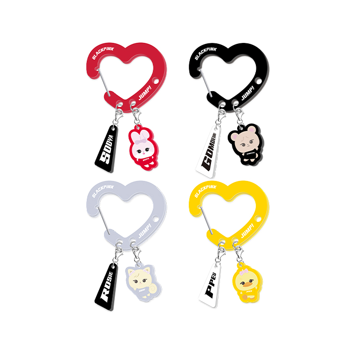 [JUMP] BLACKPINK CHARACTER ACRYLIC CARABINER KEYRING