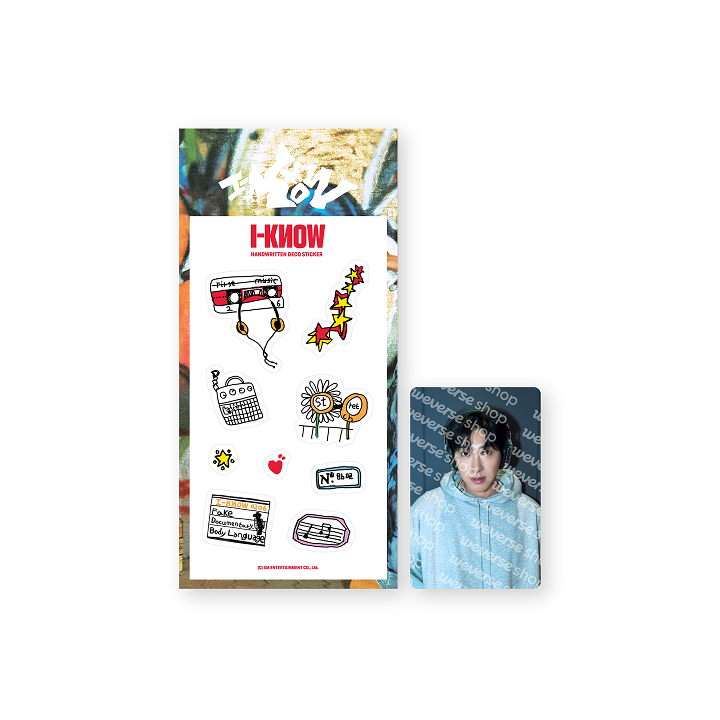 U-KNOW HAND DRAWING DECO STICEKR SET