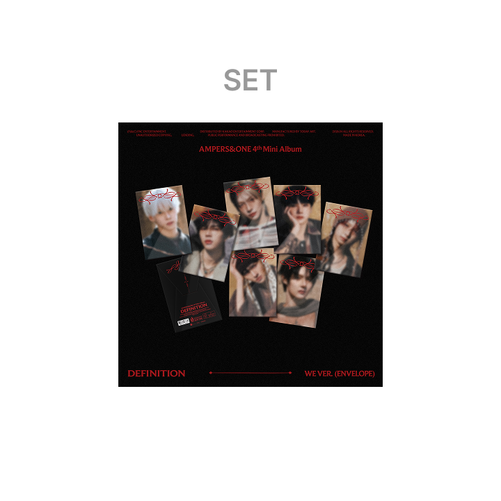 4th Mini Album [DEFINITION] WE Ver. (Set)