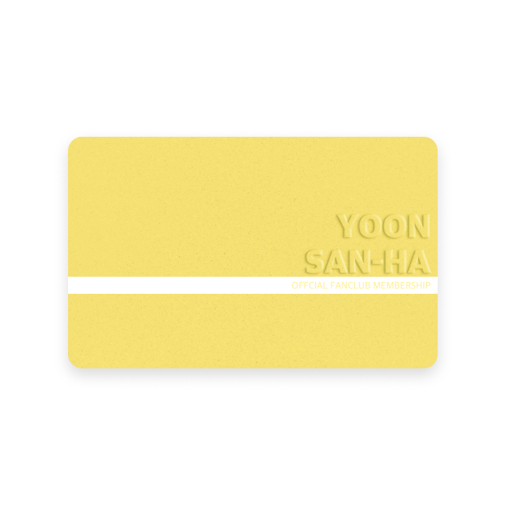 YOON SAN-HA MEMBERSHIP
