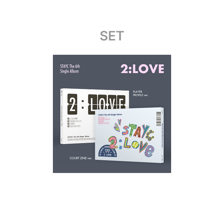 The 6th Single Album [2:LOVE] COURT ZINE / PLAYER PROFILE ver. (Set)