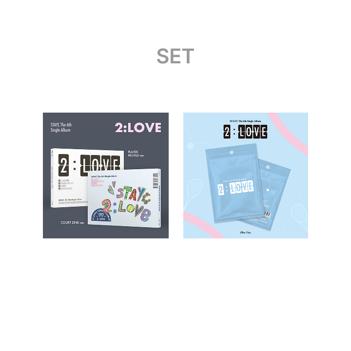 The 6th Single Album [2:LOVE] COURT ZINE / PLAYER PROFILE ver. (Set) + PLVE Ver.