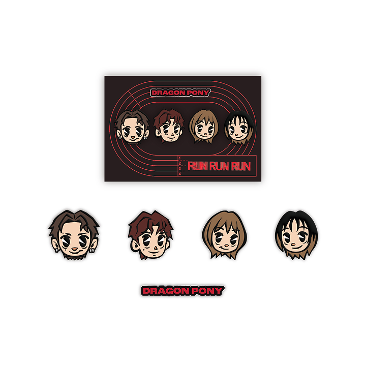 Metal Badge Set