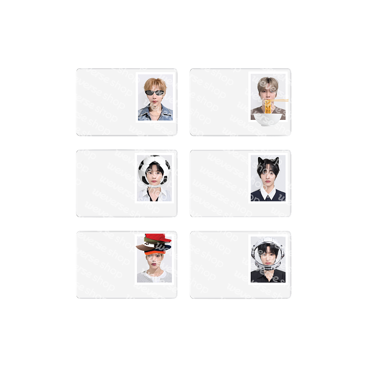 RANDOM ID PHOTO + PVC COVER SET