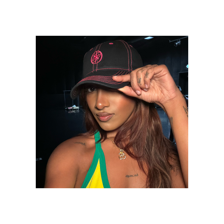 KATSEYE Pink Logo Ball Cap