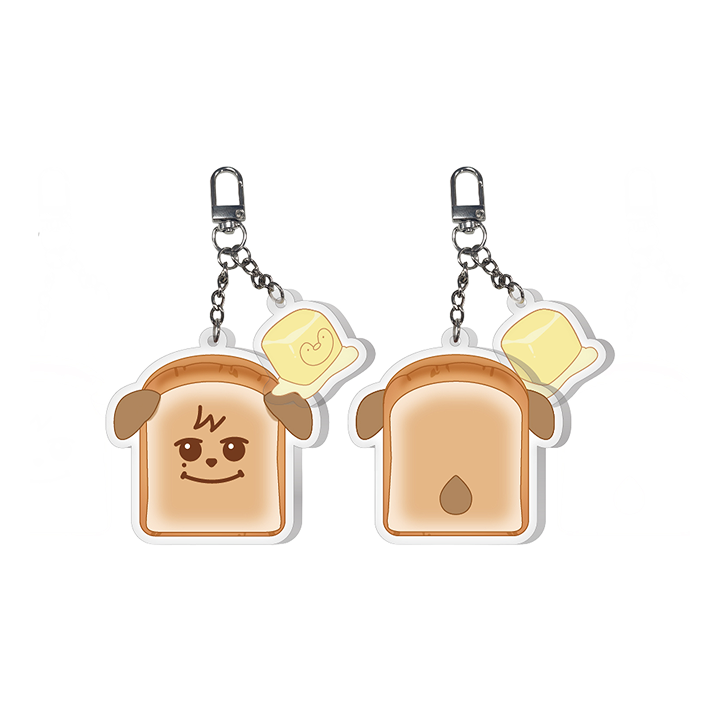 Bread KYUMAE Acrylic Keyring