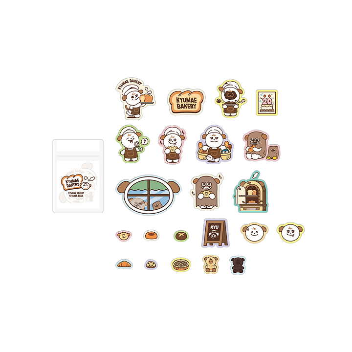 KYUMAE Bakery Sticker Pack