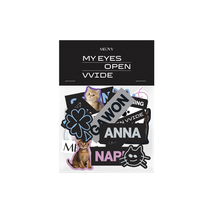 [MY EYES OPEN VVIDE] MEOVV STICKER PACK