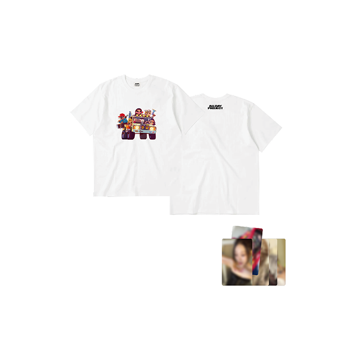 [ALLDAY PROJECT] ALLDAY PROJECT CARTOON T-SHIRT SET