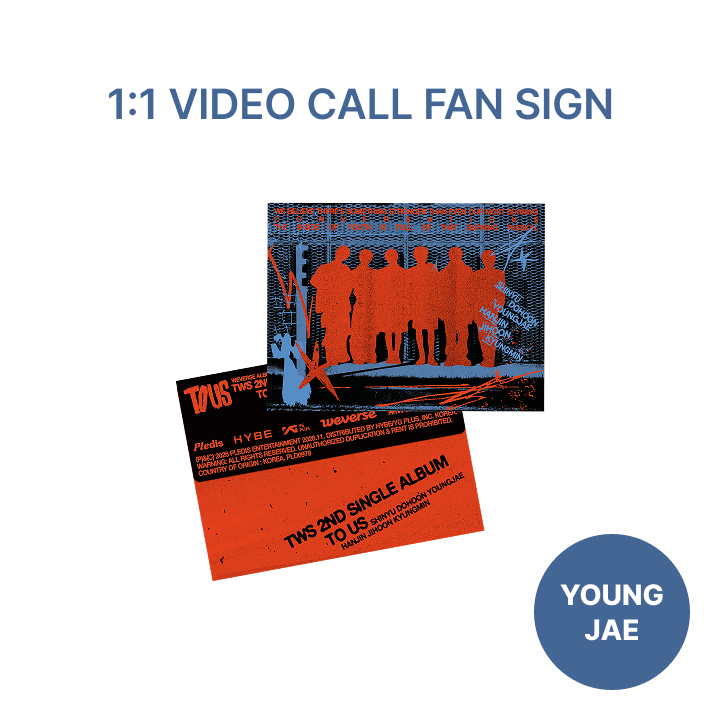 [1:1 VIDEO CALL FANSIGN] 2nd Single Album ‘TO US’ Weverse Albums ver. YOUNGJAE